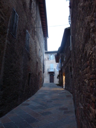 Leaving the Light On in San Gimignano